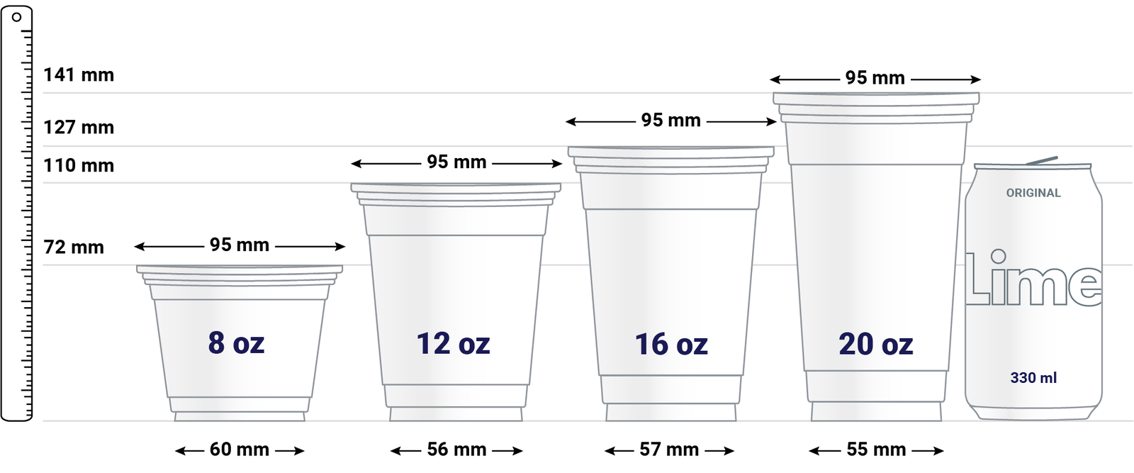 custom printed plastic cups